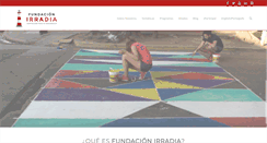 Desktop Screenshot of fundacionirradia.org
